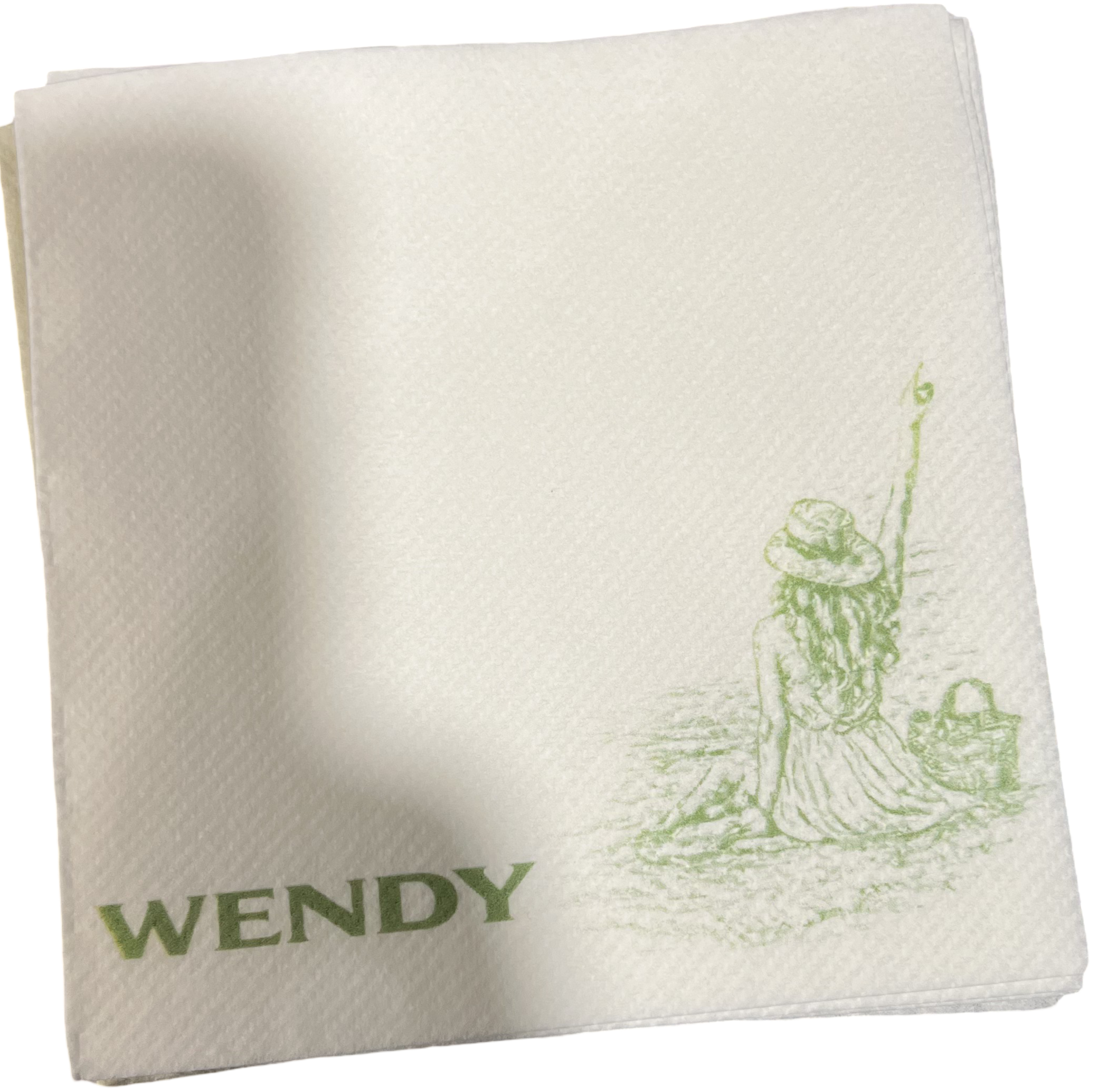 Custom printed napkin sample